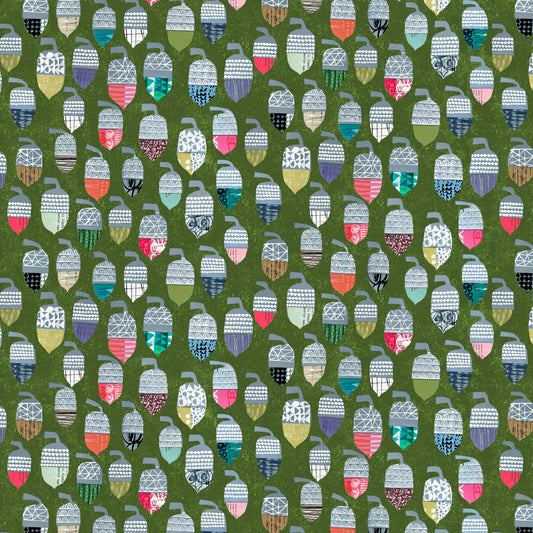 Tales From the Forest by Clare Youngs : Acorns Green PWCY022.GREEN