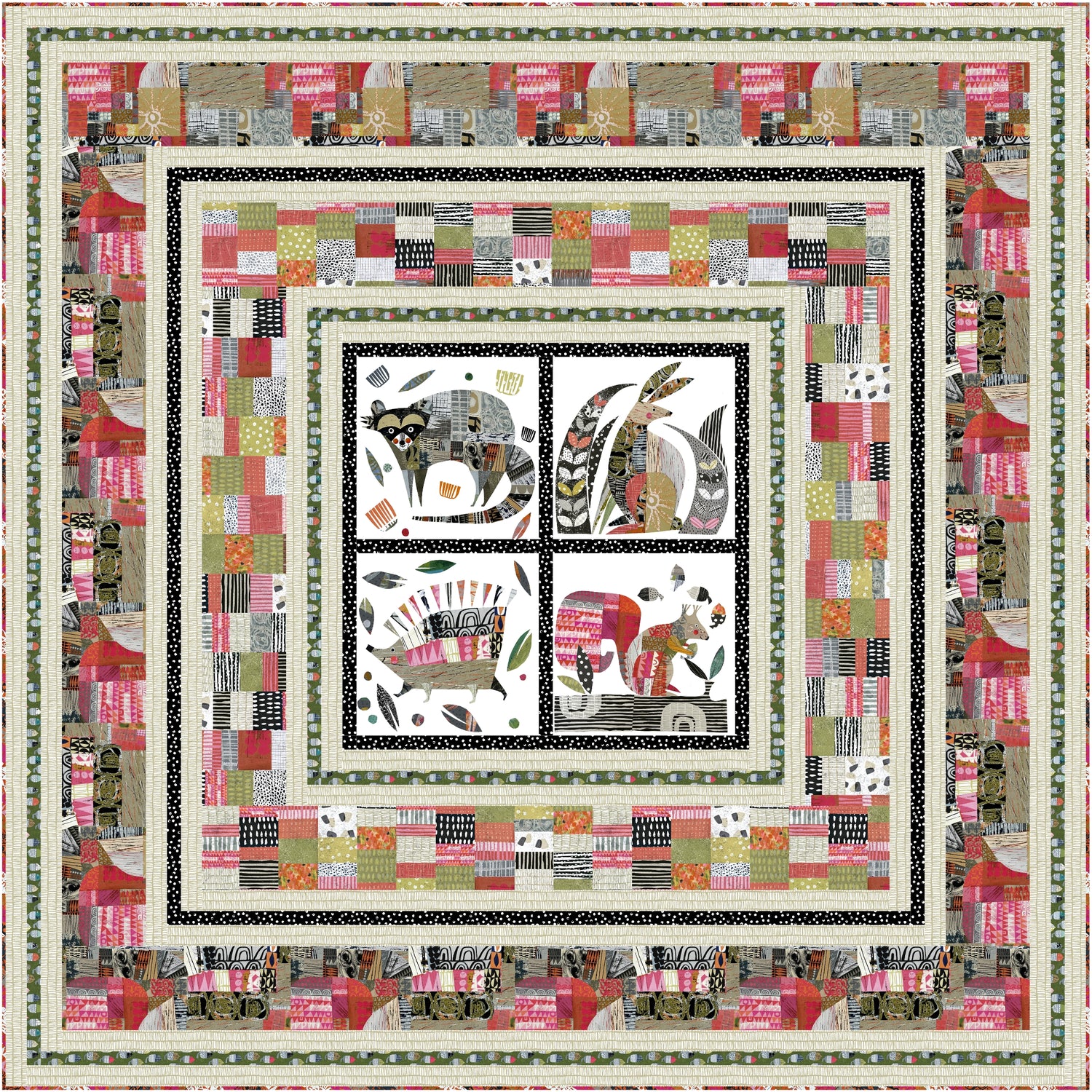 Tales From the Forest by Clare Youngs : Free PDF City Slickers Quilt Pattern