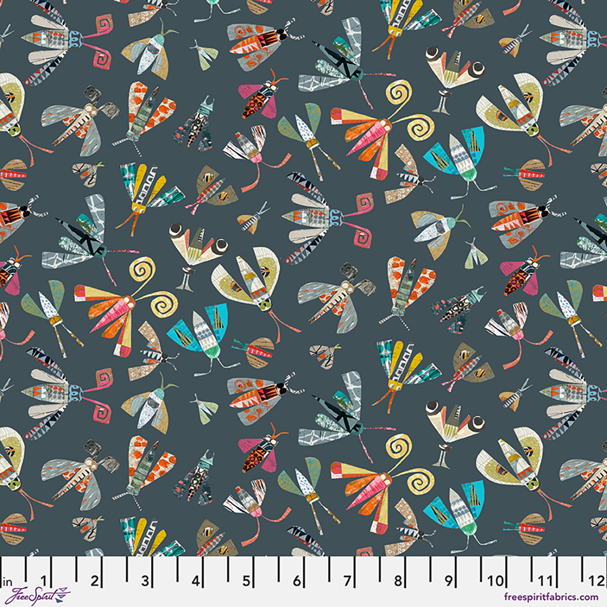 Tales From the Forest by Clare Youngs : Moths Multi PWCY021.MULTI