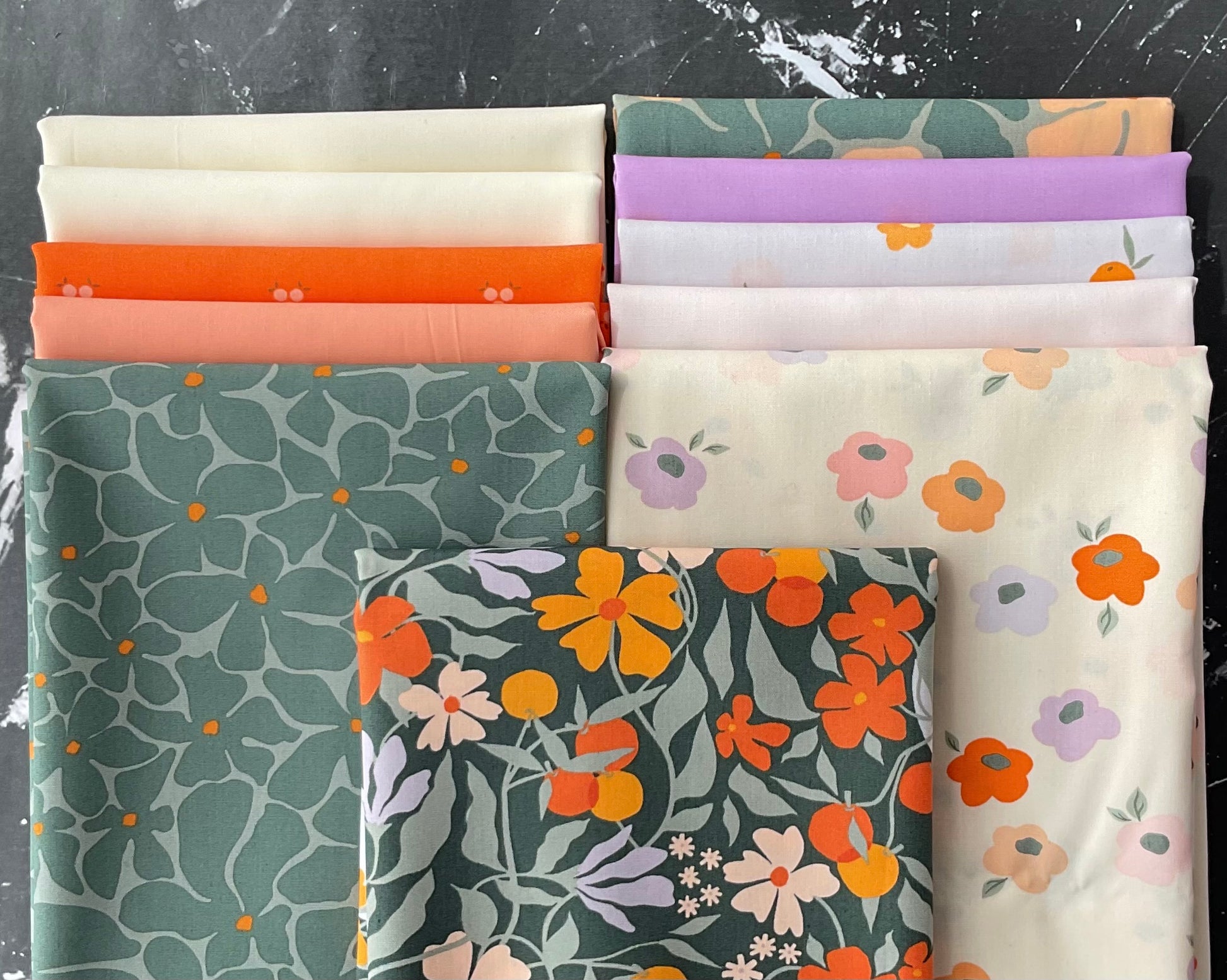 Tangerine by AGF Studio : Growing Season Quilt Kit