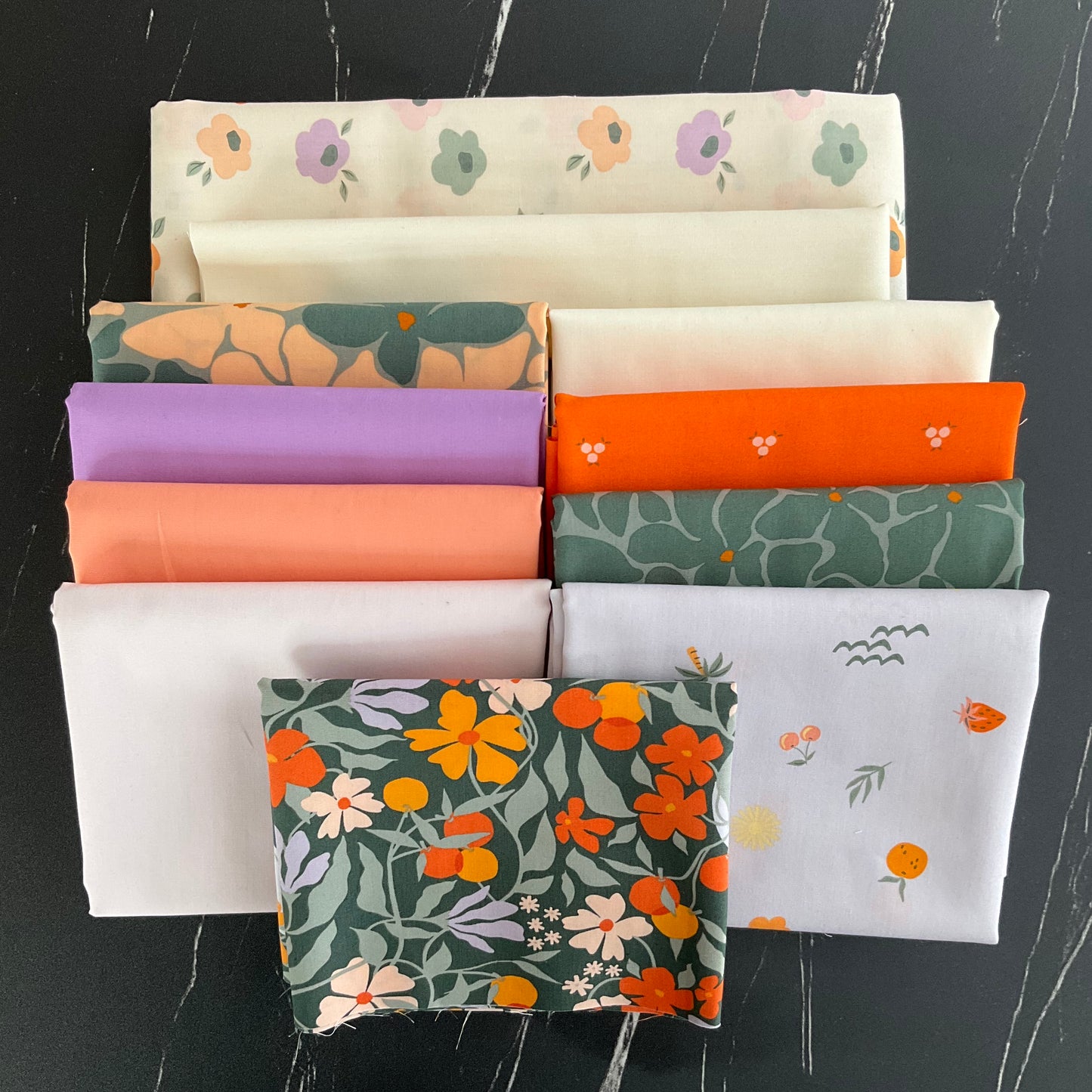 Tangerine by AGF Studio : Growing Season Quilt Kit