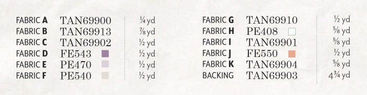 Tangerine by AGF Studio : Growing Season Quilt Kit