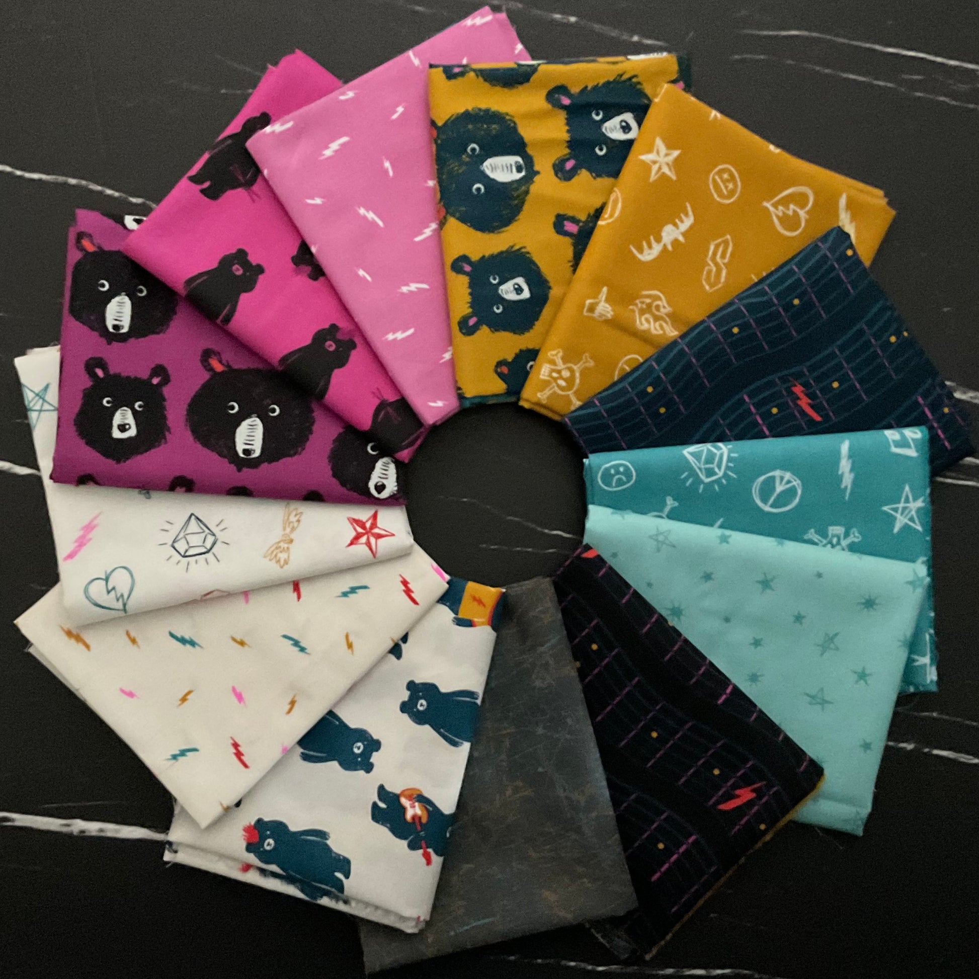 Teddy & the Bears by Sarah Watts - FQ Bundle