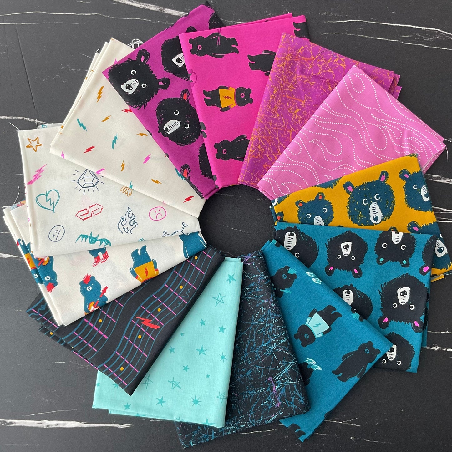 Teddy & the Bears by Sarah Watts - FQ Bundle