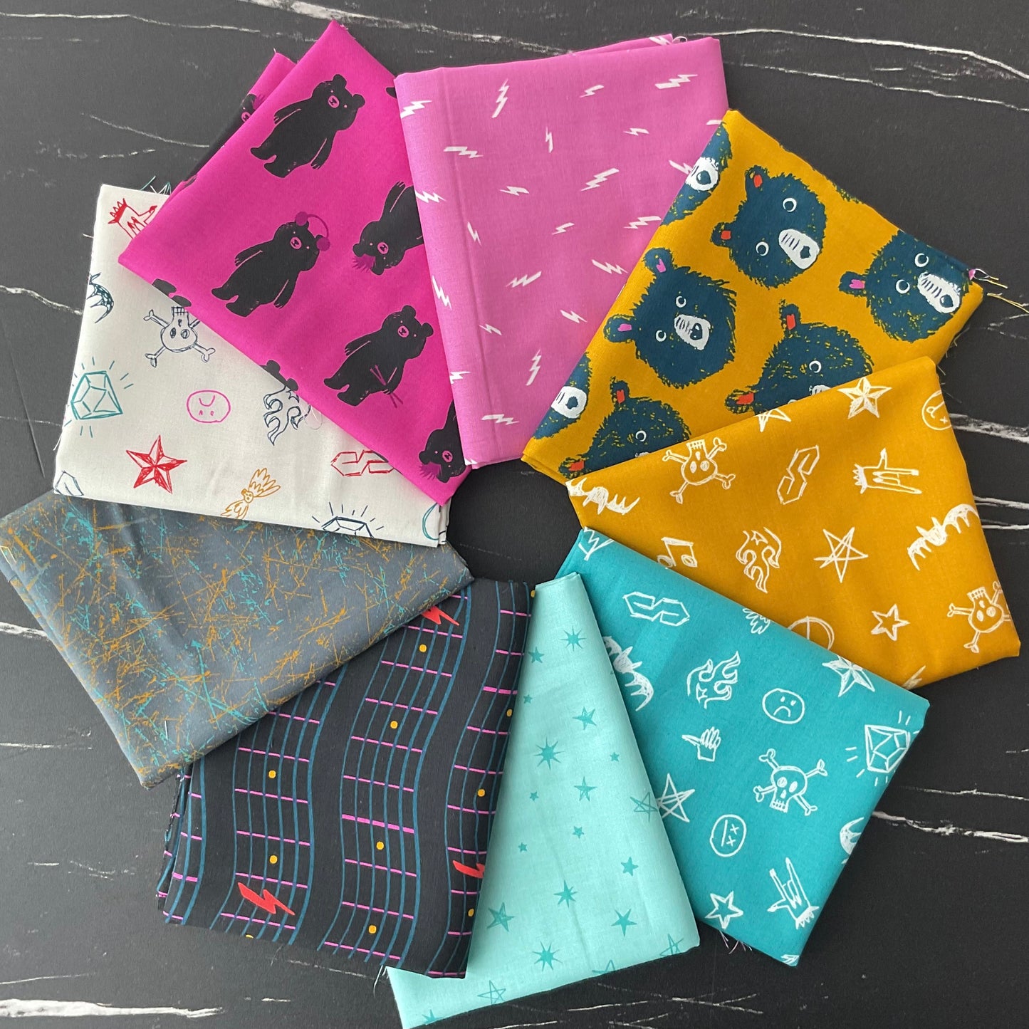 Teddy & the Bears by Sarah Watts - FQ Bundle