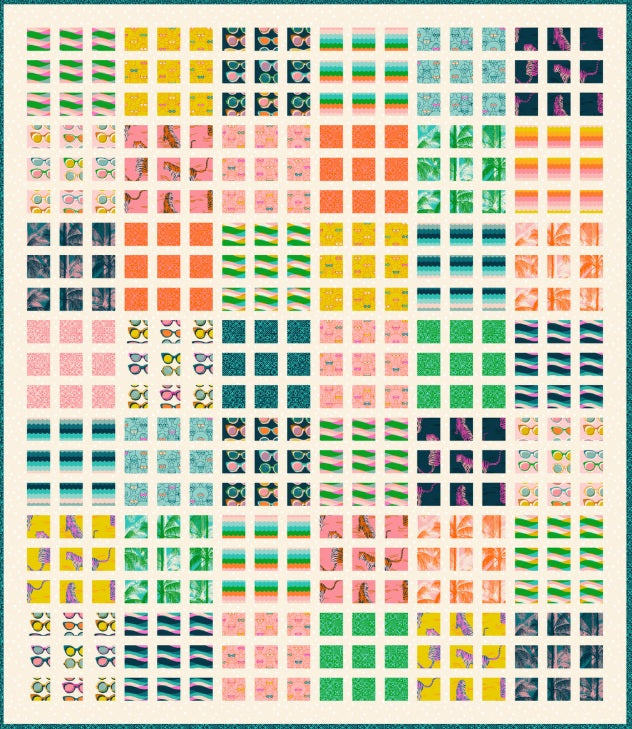 The April Quilt Pattern by Kitchen Table Quilting