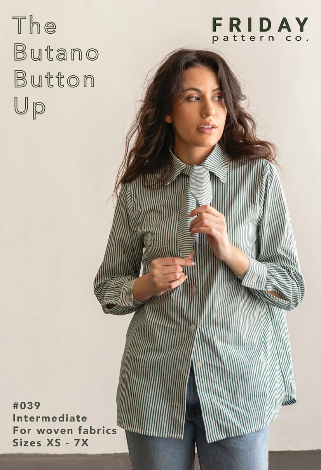 The Butano Button Up Shirt Pattern by Friday Pattern Company - Special Order