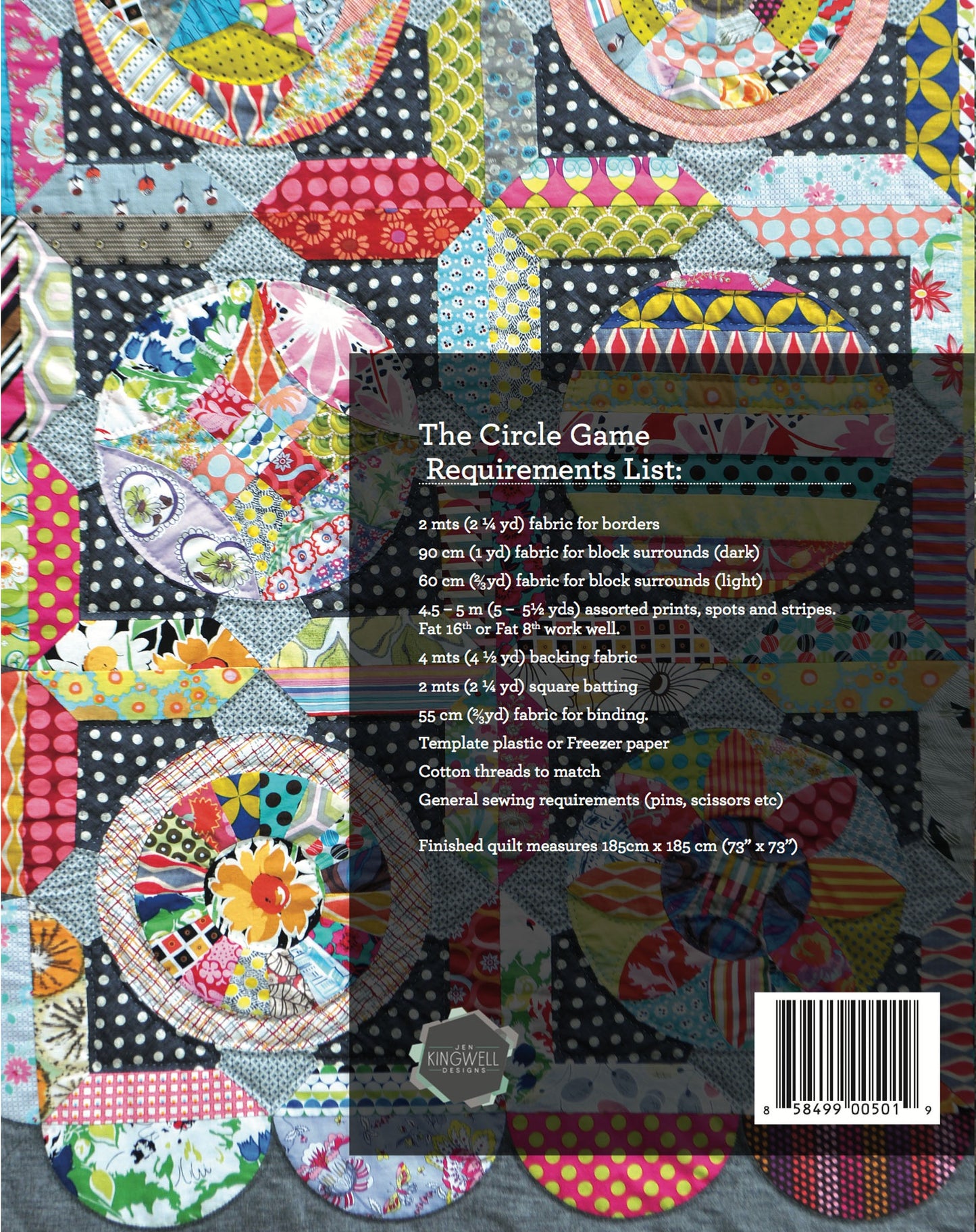 The Circle Game Pattern Booklet by Jen Kingwell Designs - Special Order