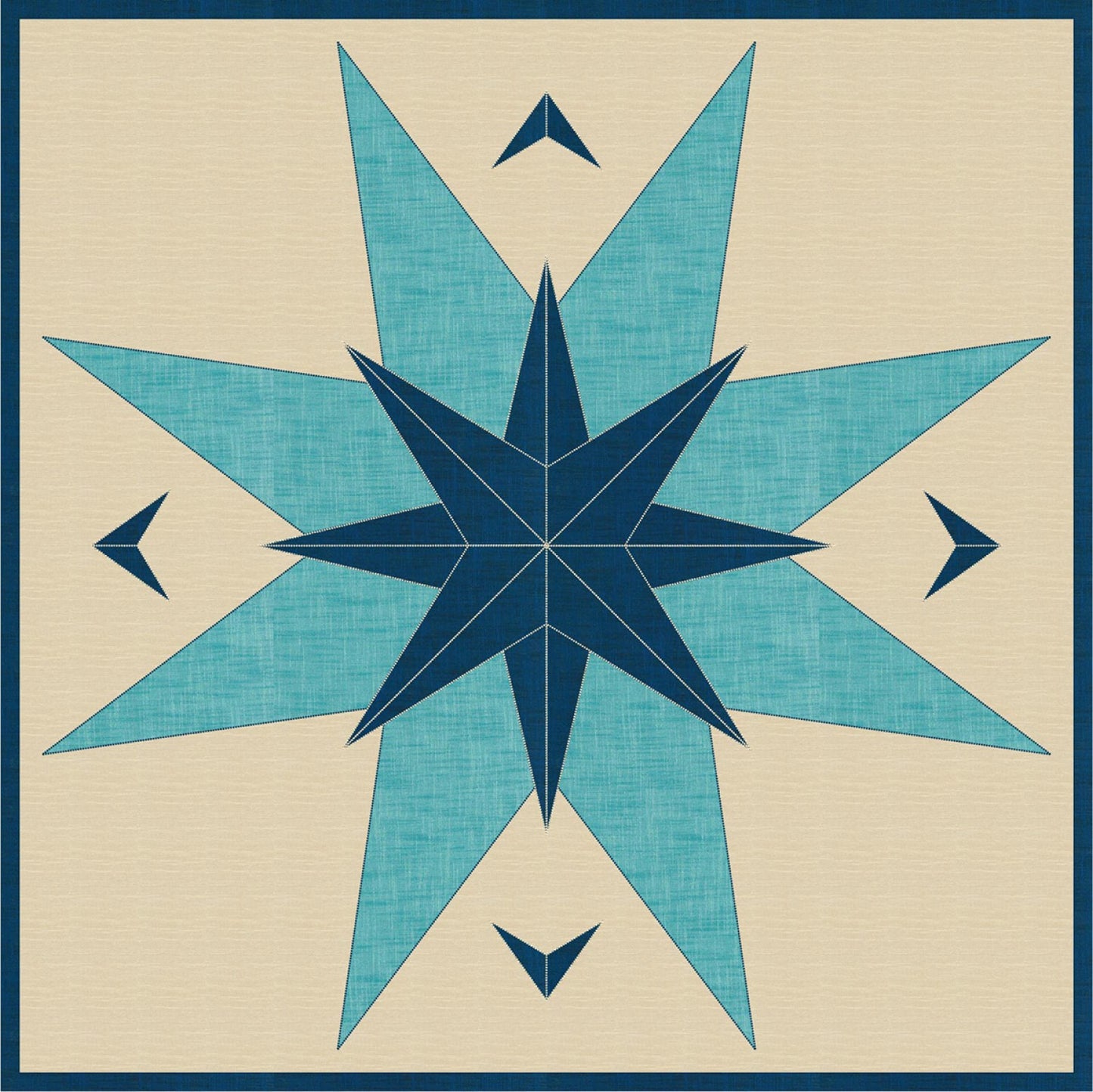 The Country Star Barn FPP Quilt Pattern by Violet Craft