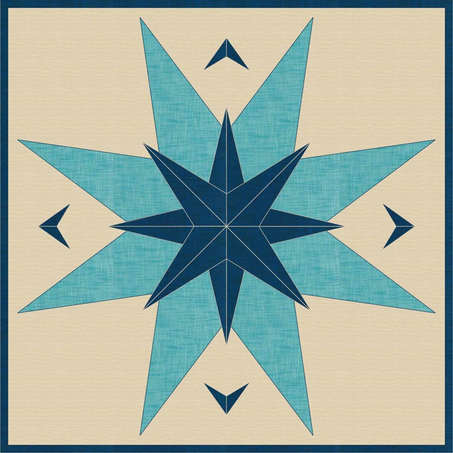 The Country Star Barn FPP Quilt Pattern by Violet Craft