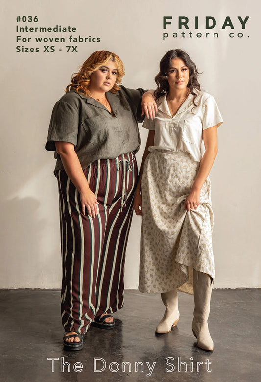 The Donny Shirt Pattern by Friday Pattern Company - Special Order