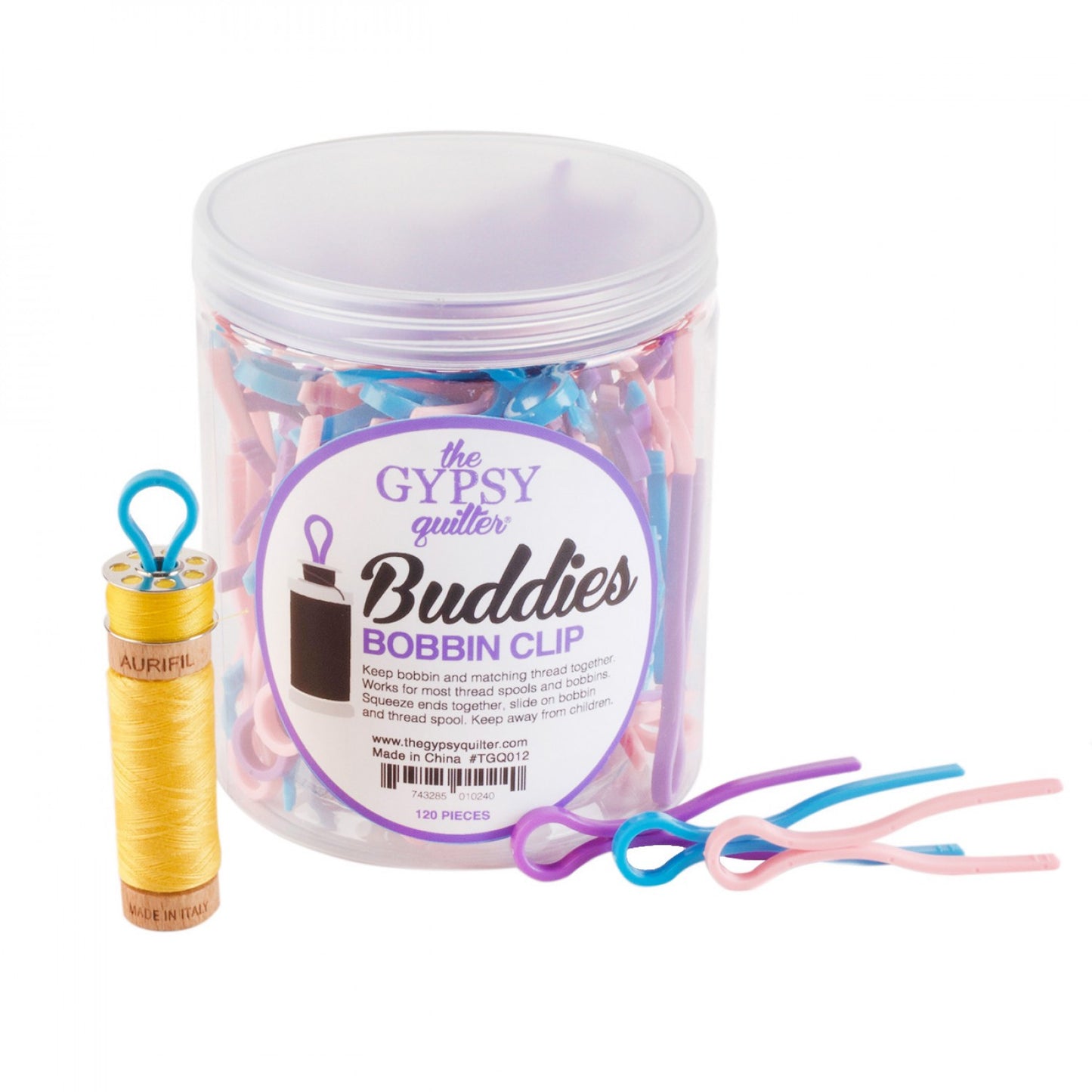 The Gypsy Quilter Bobbin Buddies 120pc Jar # TGQ012 - Special Order