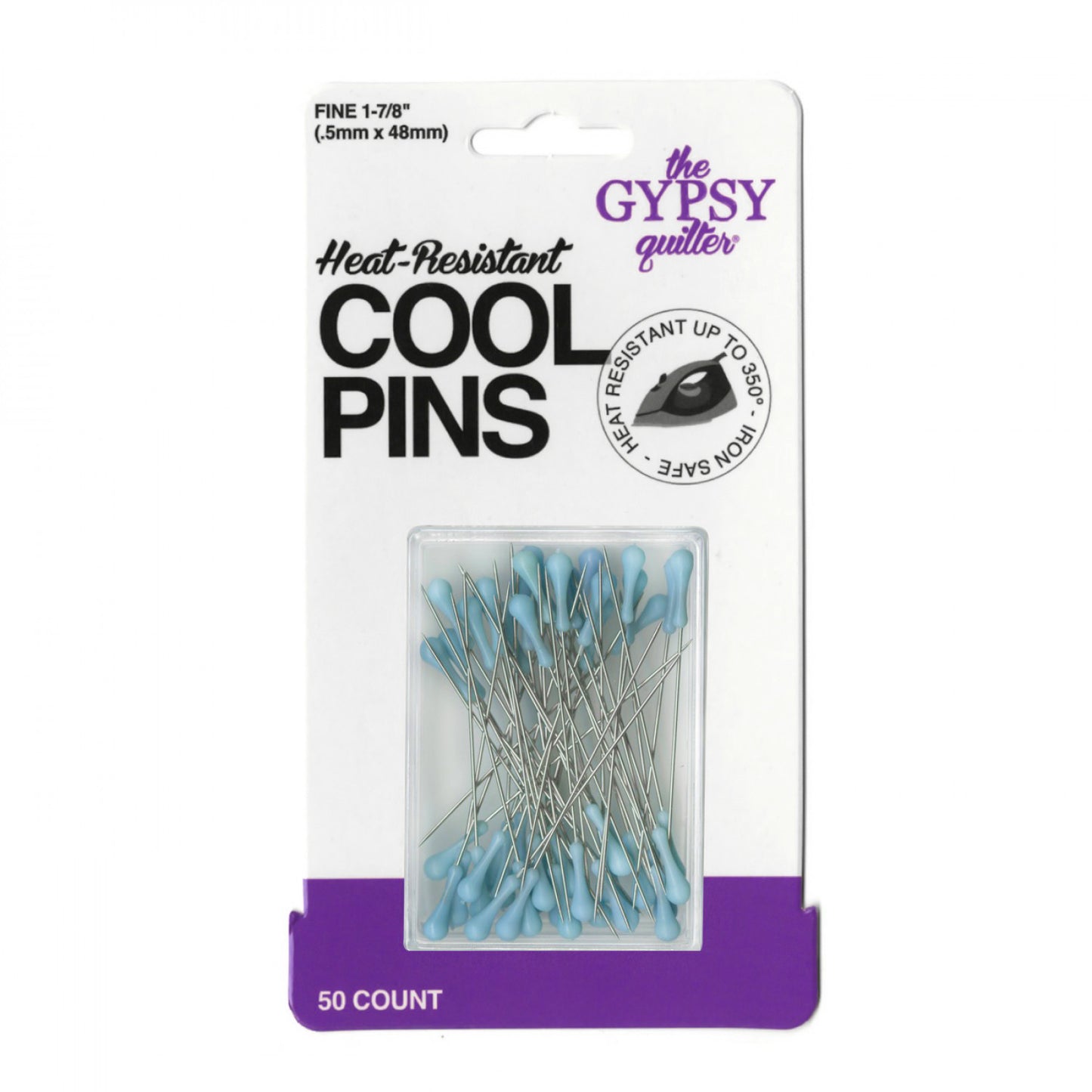 The Gypsy Quilter Cool Pins 50pc - Special Order - Multiple Colors