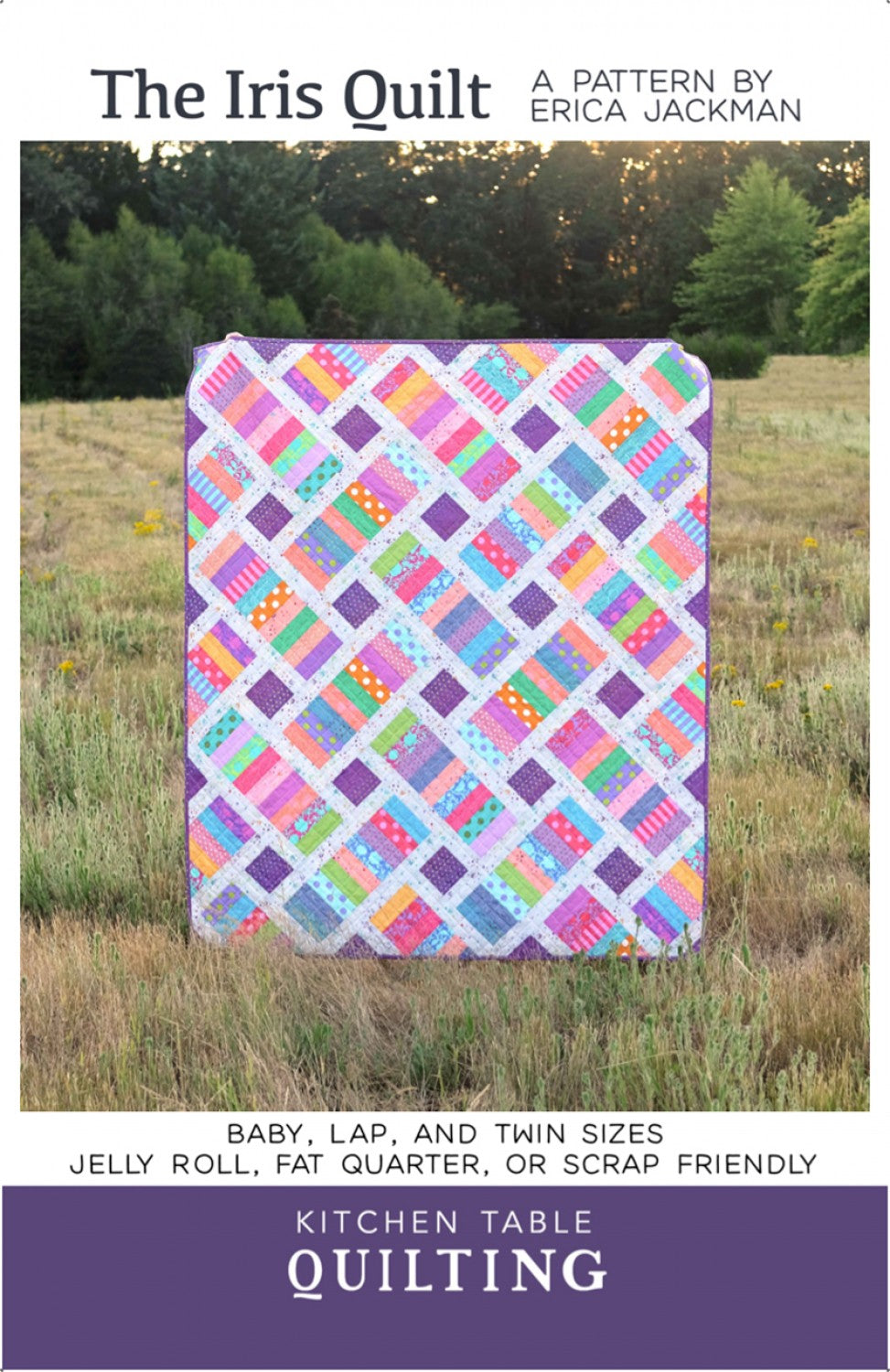 The Iris Quilt Pattern by Kitchen Table Quilting