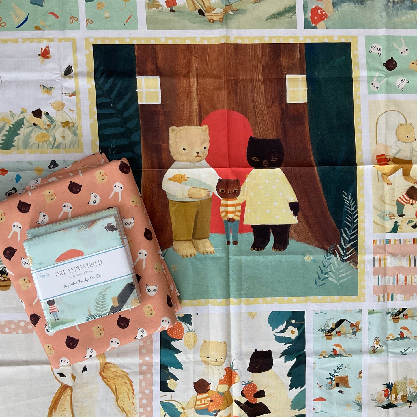 The Littlest Family’s Big Day by Emily Winfield Martin : Quilt Kit Bundle w/ Backing included