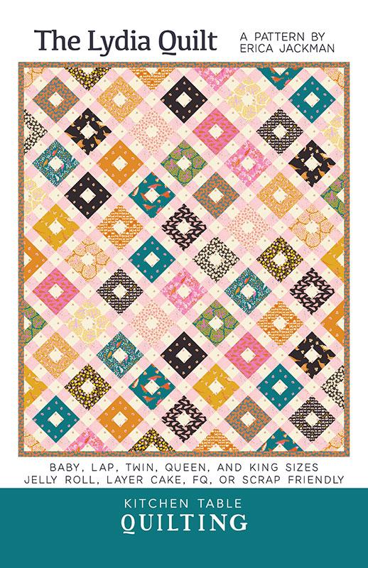 The Lydia Quilt Pattern by Kitchen Table Quilting