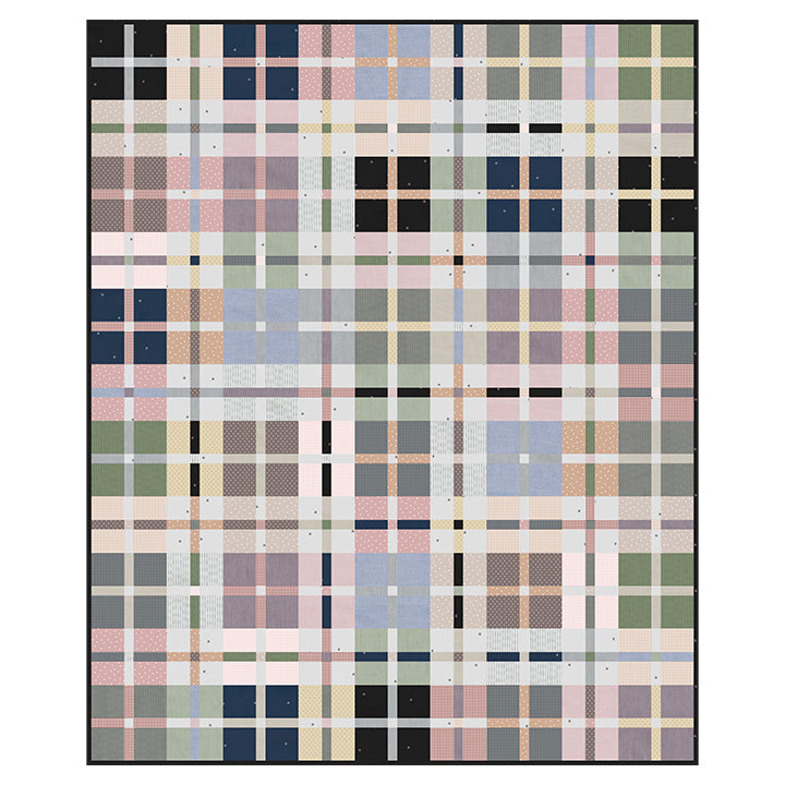 The Mini Plaidish Quilt Pattern by Kitchen Table Quilting