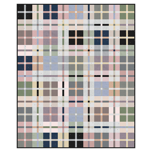 The Mini Plaidish Quilt Pattern by Kitchen Table Quilting