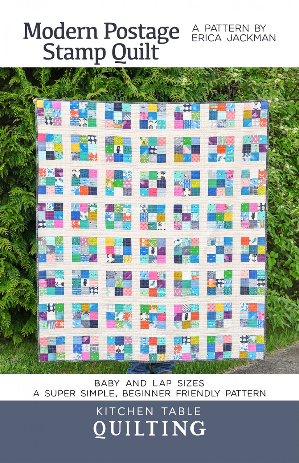 The Modern Postage Stamp Quilt Pattern by Kitchen Table Quilting - Special Order