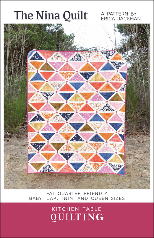The Nina Quilt Pattern by Kitchen Table Quilting
