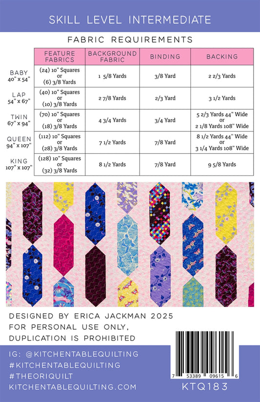 The Ori Quilt Pattern by Kitchen Table Quilting