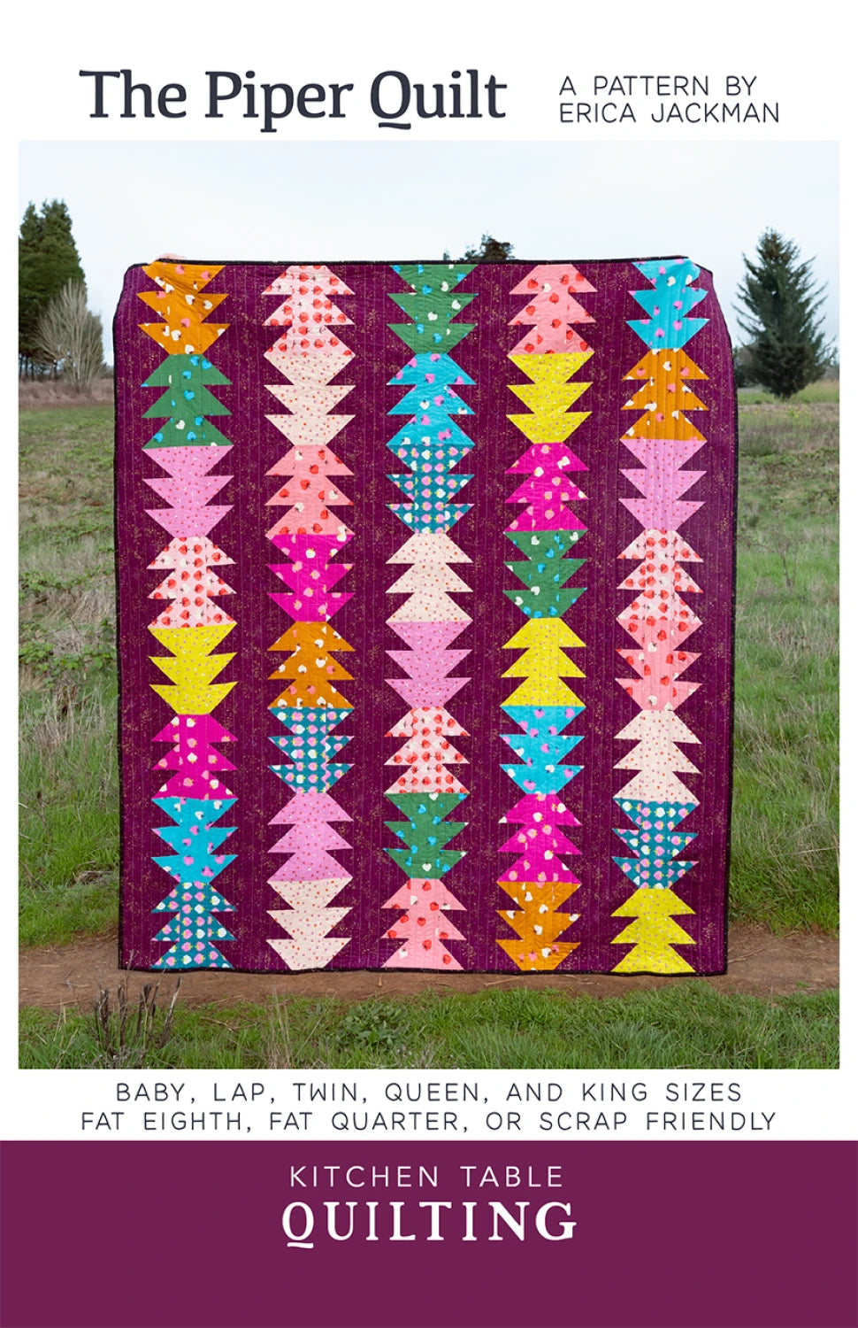 The Piper Quilt Pattern by Kitchen Table Quilting - Special Order