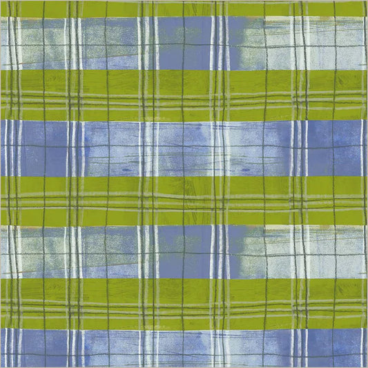 The Plaid One by Marcia Derse : Cool Lime Plaid 54928D-16