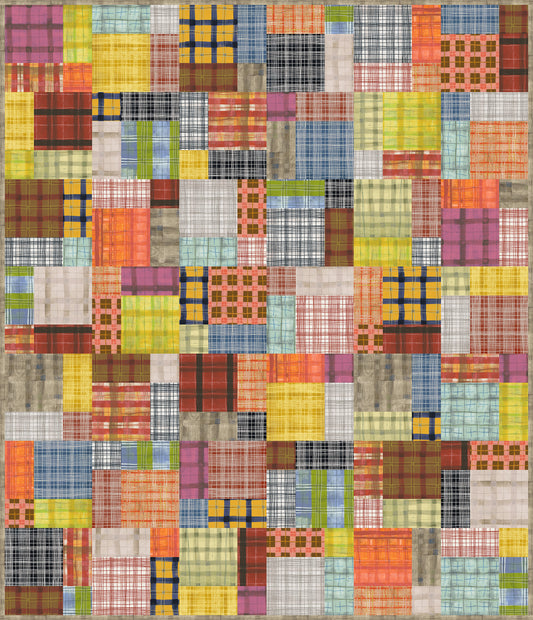 The Plaid One by Marcia Derse : Easy Bake Quilt Kit