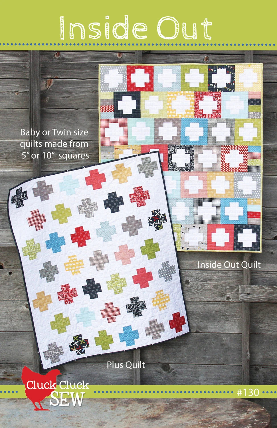 The Plaid One by Marcia Derse : Inside Out Quilt Kit