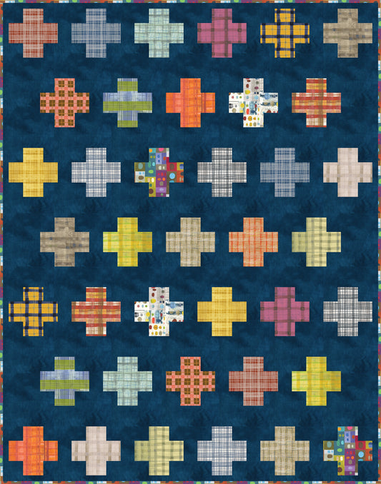 The Plaid One by Marcia Derse : Inside Out Quilt Kit