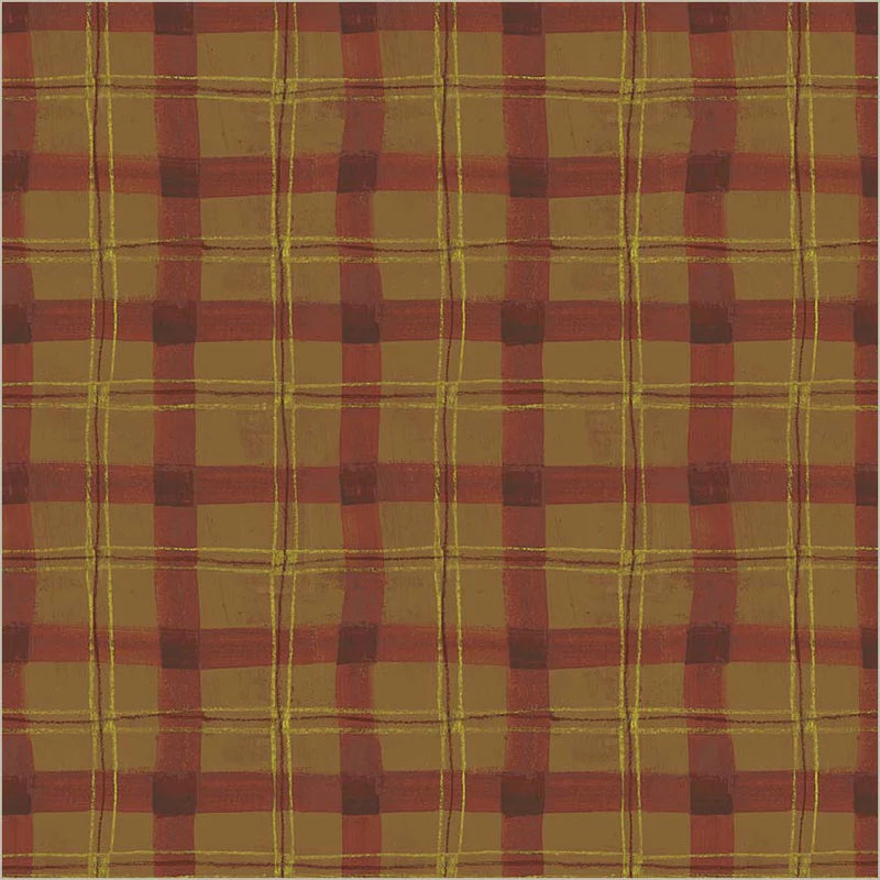 The Plaid One by Marcia Derse : Proper Plaid Cinnamon 54923D-9