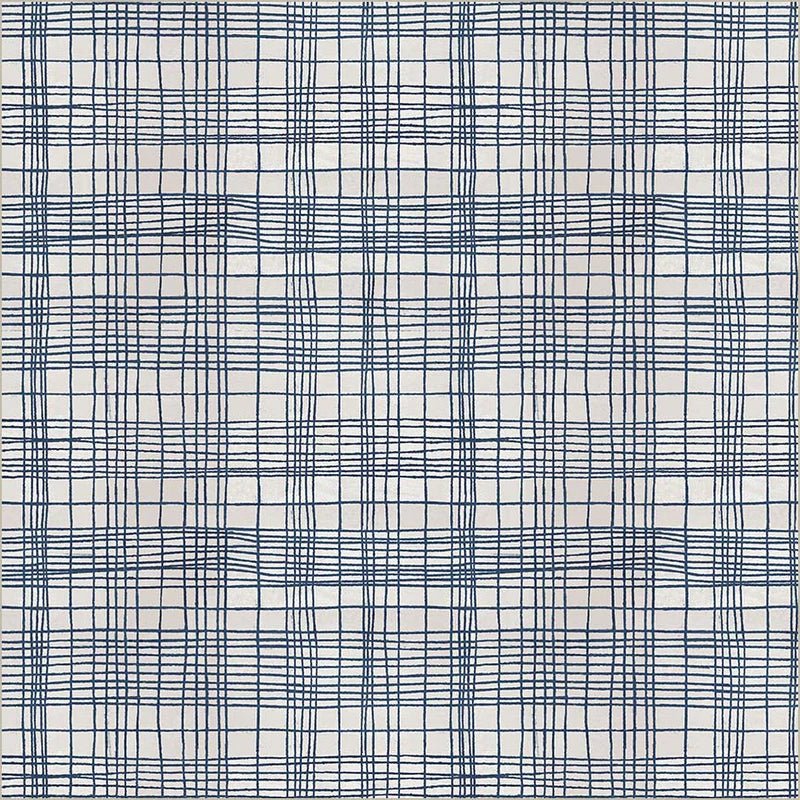 The Plaid One by Marcia Derse : String Theory Plaid Nautical 54932D-21