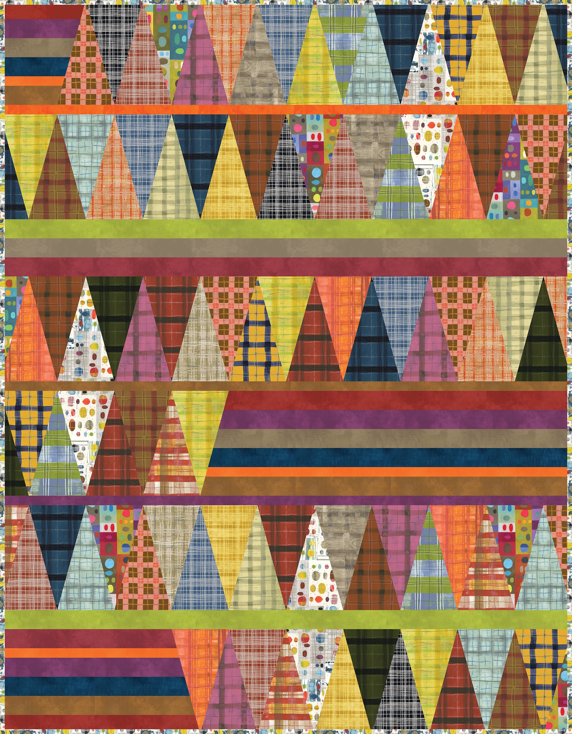 The Plaid One by Marcia Derse : Tattoo Quilt Reference