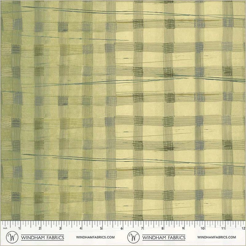 The Plaid One by Marcia Derse : Wild Asparagus Plaid 54926D-14