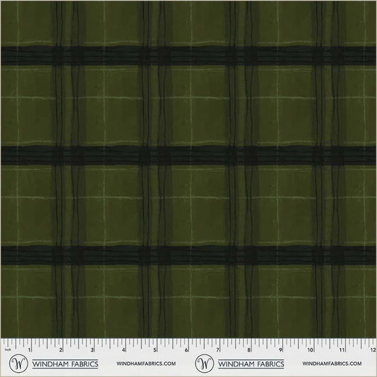 The Plaid One by Marcia Derse : Window Pane Plaid Piney 54922D-7