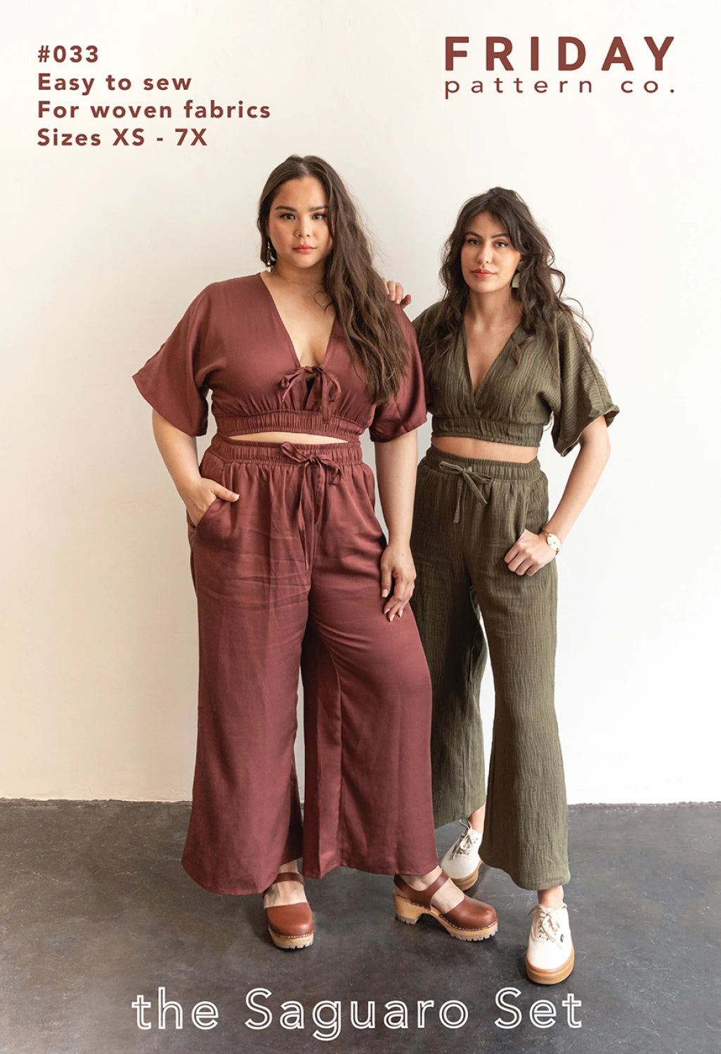 The Saguaro Shirt & Pant Set Pattern by Friday Pattern Company - Special Order