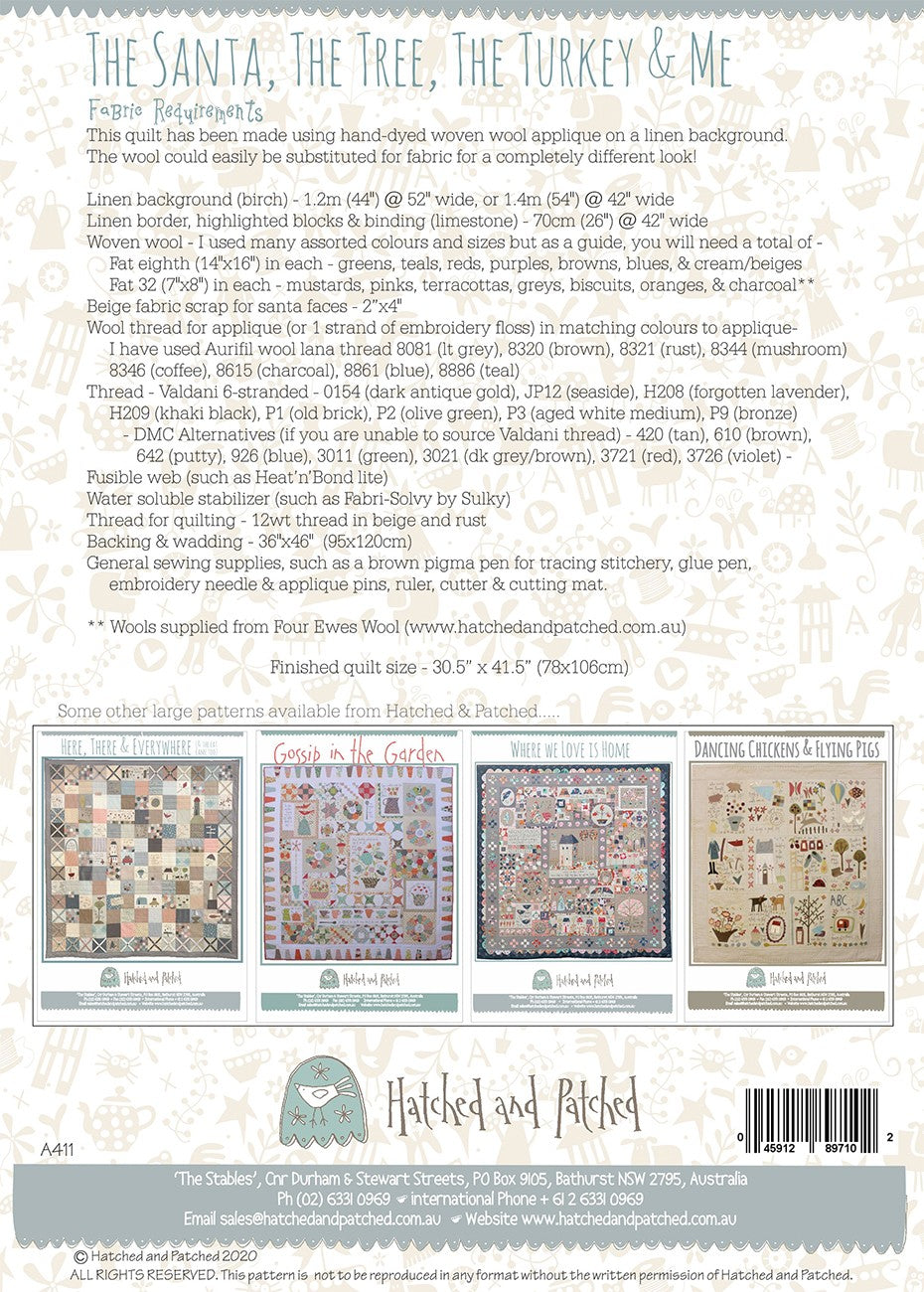 The Santa The Tree The Turkey and Me # HAPA411 - Special Order