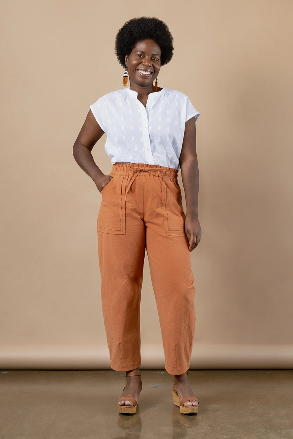 The Sepia Pants & Shorts Pattern by Closet Core Patterns - Special Order