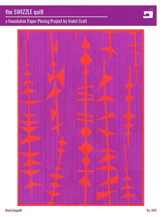 The Swizzle Quilt FPP Quilt Pattern by Violet Craft