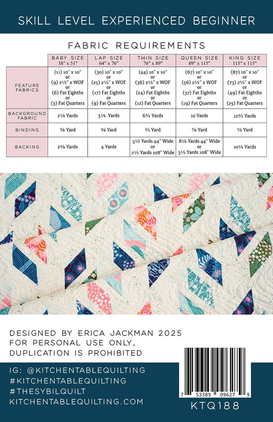 The Sybil Quilt Pattern by Kitchen Table Quilting