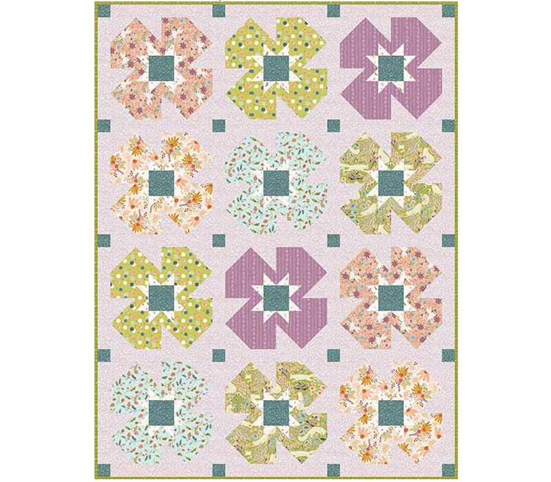 Thicket and Bramble by Jill Labieniec - Summer Garden Quilt Front Shop Sample
