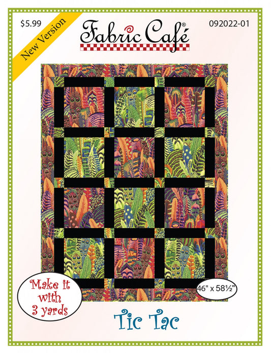 Tic Tac Quilt Pattern by Fabric Cafe