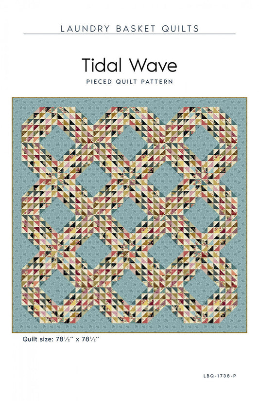 Tidal Wave Quilt Pattern by Laundry Basket Quilts