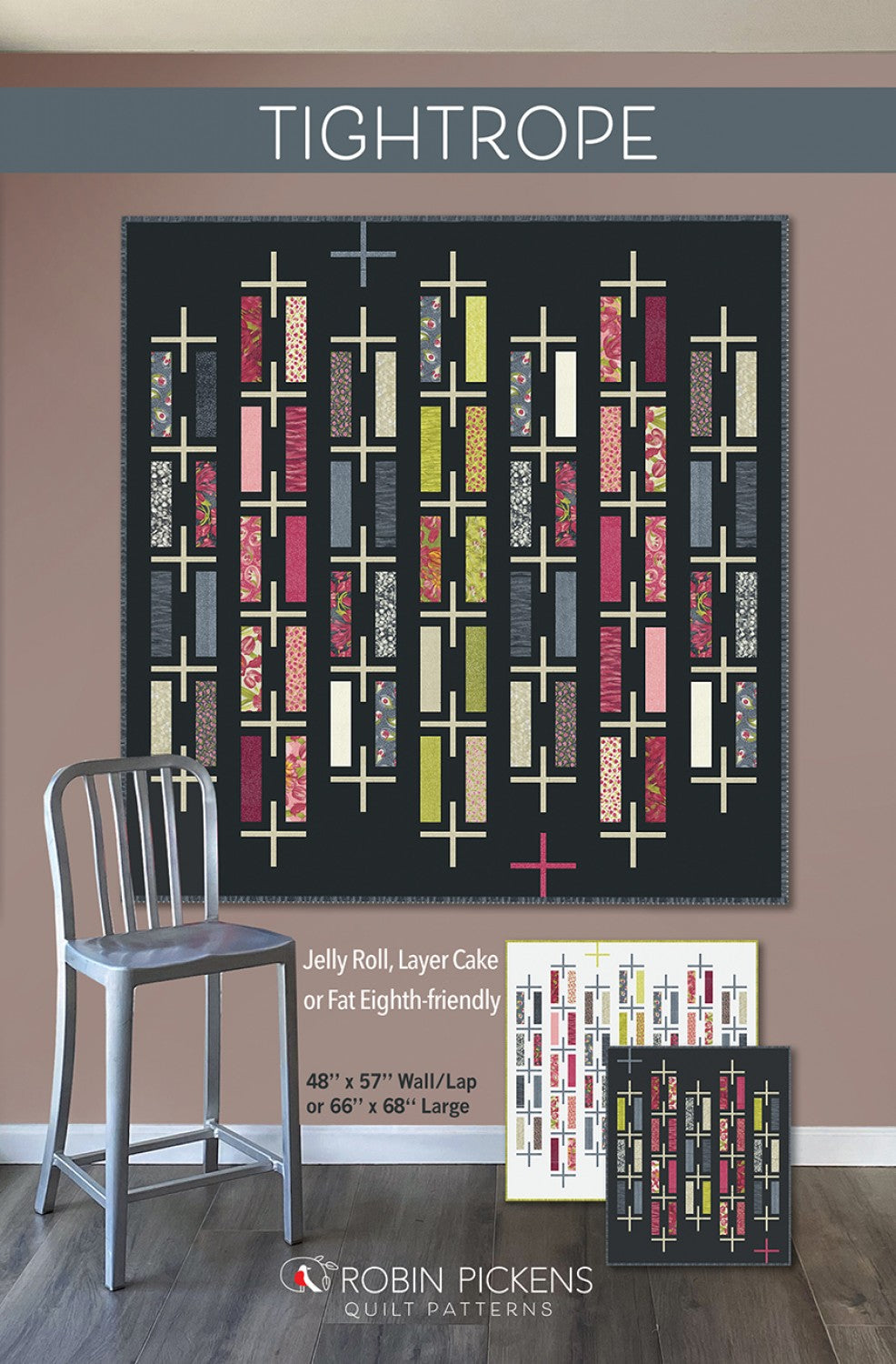 Tightrope Quilt Pattern by Robin Pickens