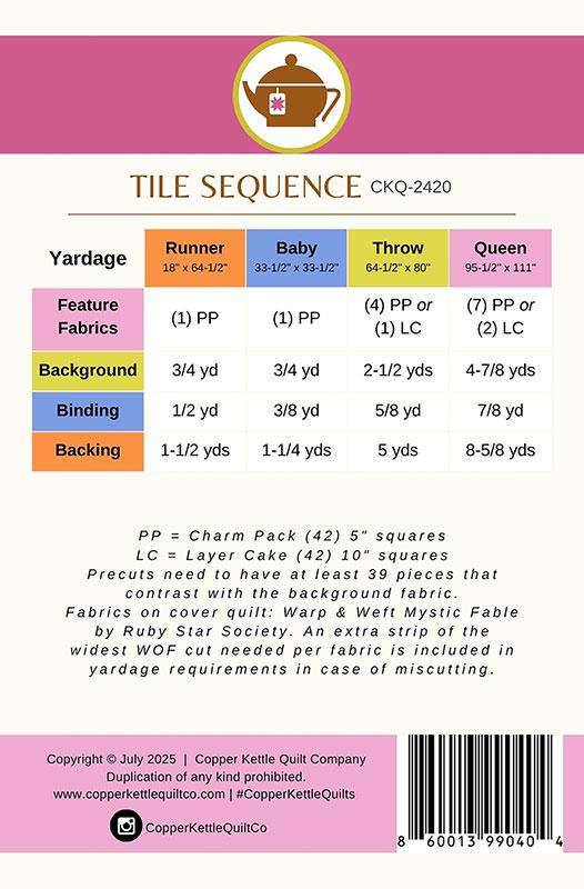 Gathered by Jen Kingwell : Tile Sequence Quilt Kit