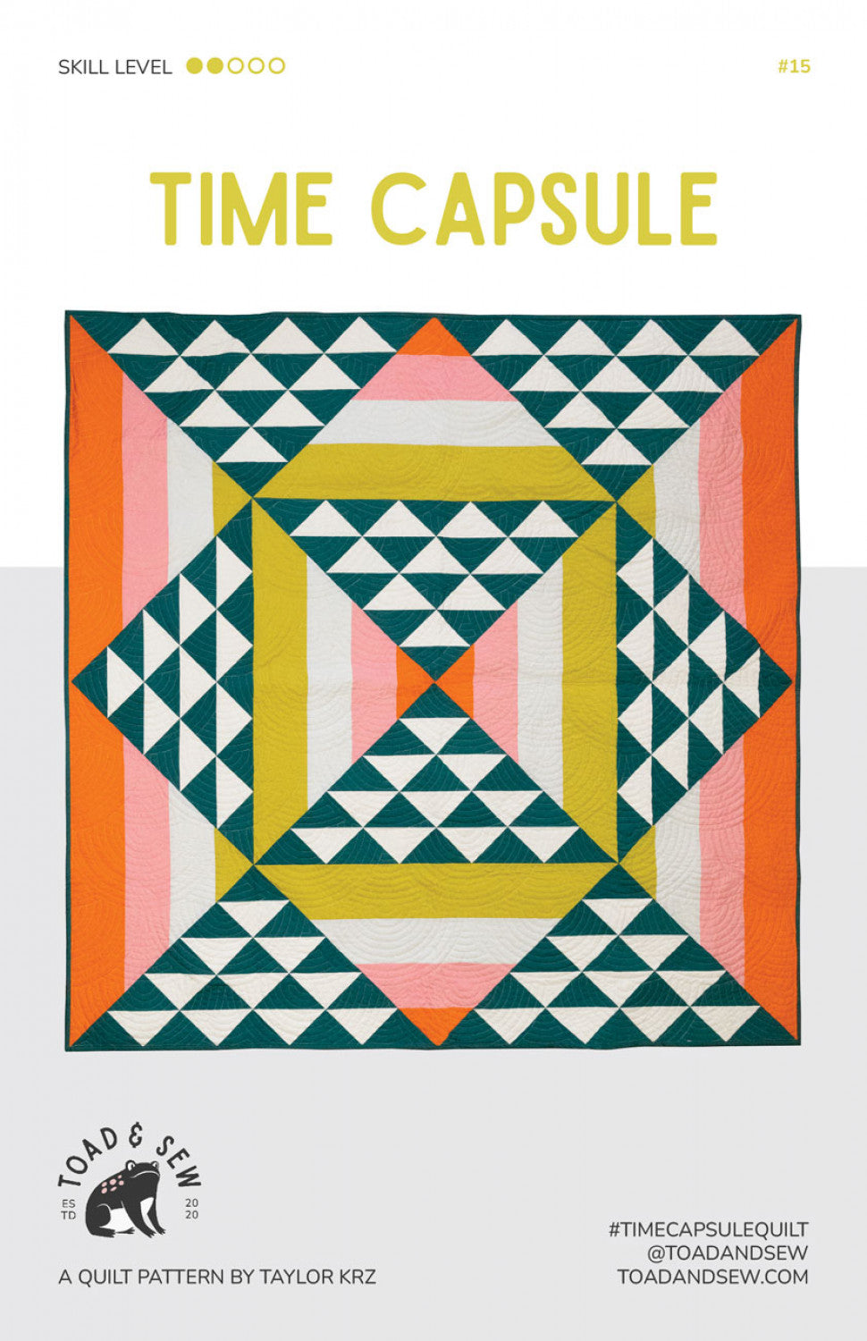 Time Capsule Quilt Pattern by Toad & Sew