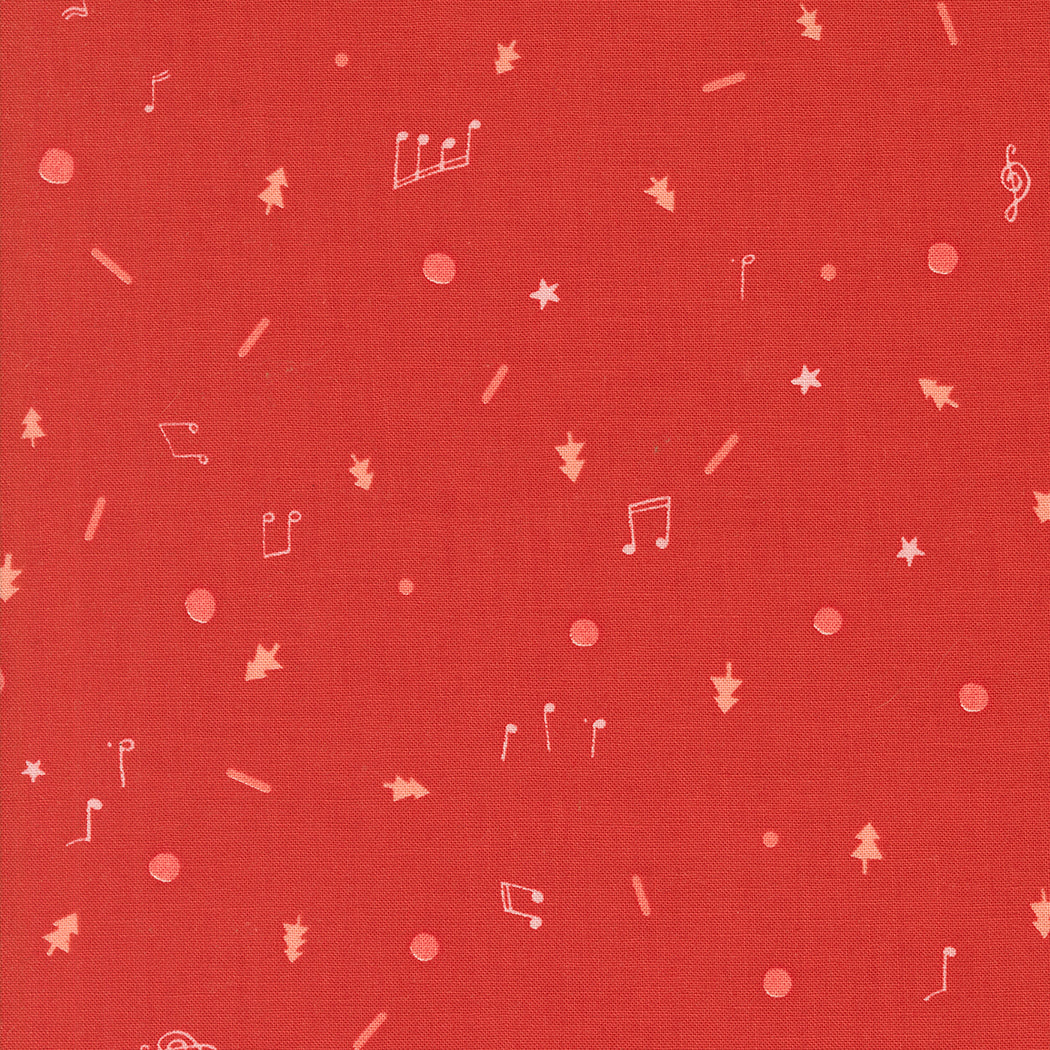 Tiny Christmas by Lizzy House - Christmas Cookie Christmas Red 37137 12