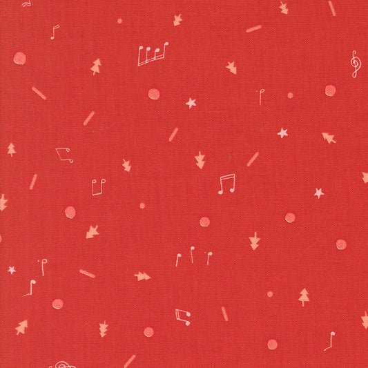 Tiny Christmas by Lizzy House - Christmas Cookie Christmas Red 37137 12