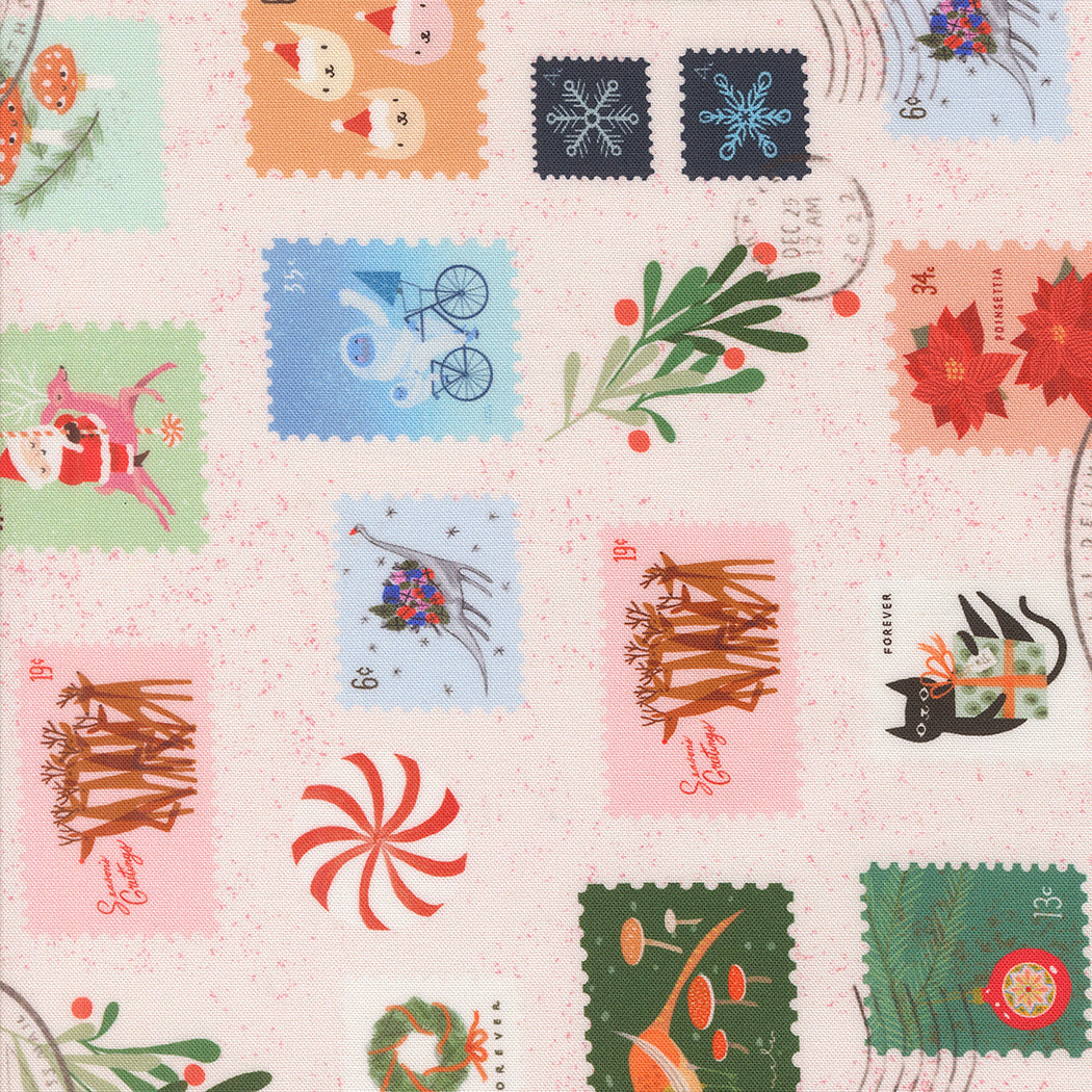 Tiny Christmas by Lizzy House - Christmas Stamps Snow 37132 11