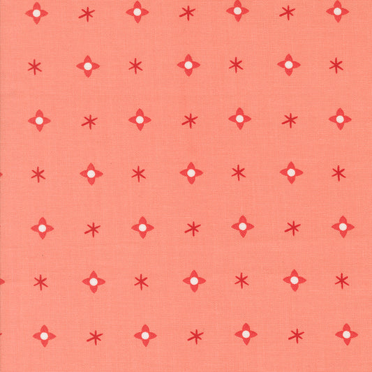 Tiny Christmas by Lizzy House - Christmas Star Blenders Carnation 37135 14